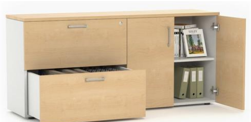 2 Drawer & 1 Cupboard Storage